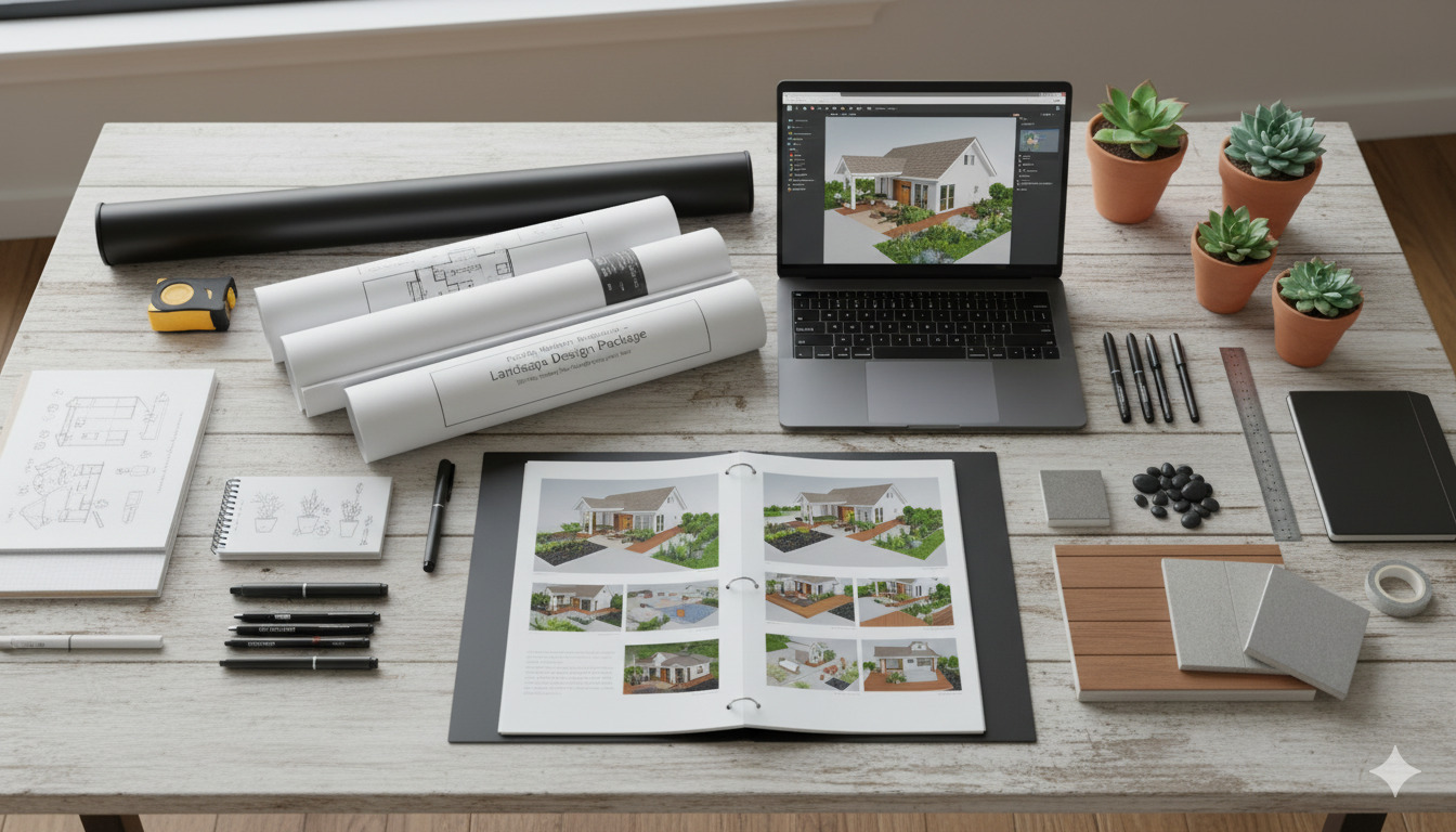 Residential landscape design package